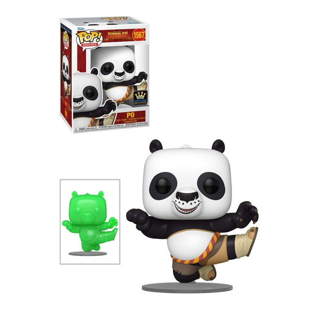 FUNKO POP! Películas: Rey Fu Panda - Po, DreamWorks 30.º Aniversario (JD) (Los estilos pueden variar)