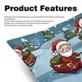 thumbnail image 2 of Christmas sled Throw Pillow Inserts Set Covers of 2 Decorative Velvet Throw Pillows with Unique Patterns - 16x16, 18x18, 20x20 Inches for Home Decor and Gifts, 2 of 6