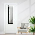 thumbnail image 4 of Over the Door Framed Wall Mirror 50X14 (Inner Mirror size 48X12), 4 of 5
