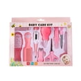 thumbnail image 1 of 10 in 1 Baby Healthcare and Grooming Kit Newborn Nursery Care Set for Newborn Infant Toddlers Baby Boys Girls Kids Pink Set, 1 of 4
