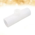 thumbnail image 4 of BESTOYARD 12Pcs White Plastic Tee Water Pipe for Farm Animal Supplies Birds Chicken Drinking Fountain, 4 of 5