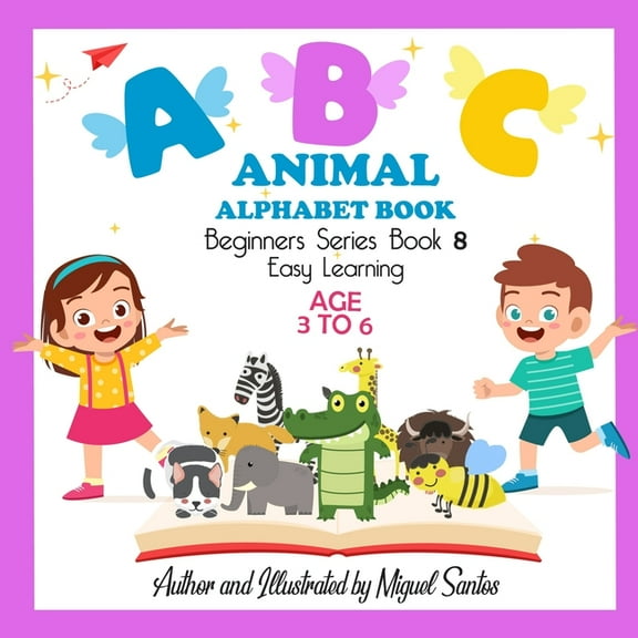 ABC Animal Alphabet: Early Stages Reading Book, (Paperback)