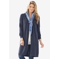 thumbnail image 3 of Woman Within Plus Size Perfect Cotton Duster Sweater, 3 of 6