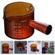 thumbnail image 3 of Glass Milk Jar Wooden Handle Coffee Container Milk Cup Milk Container with Scale, 3 of 4