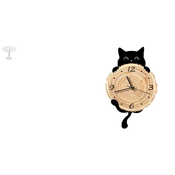 Adorno De Mesa Redonda Y Reloj De Pared Para Casa De Muñecas En Miniatura Para Jugar Al Jardín, La Oficina, La Habitación De Los Niños, El Dormitorio Y La Decoración Del Hogar.