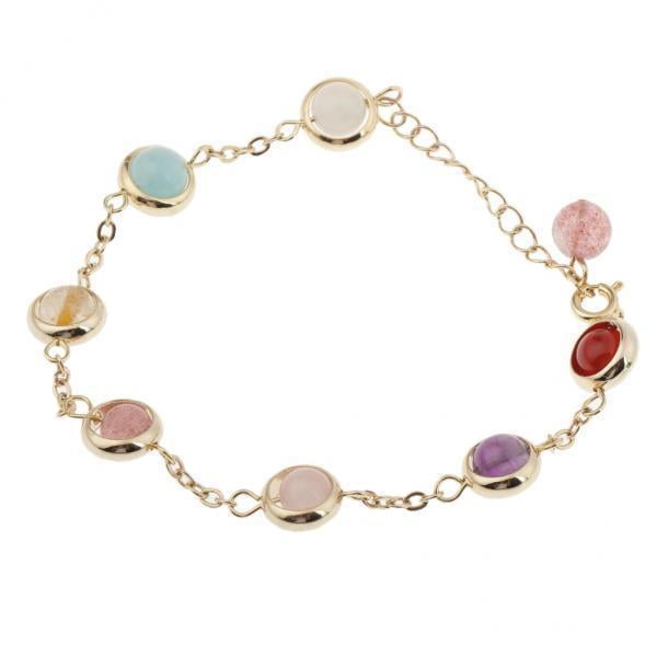 Yinanstore 3-Lot de 21 Bracelet Réglable Tendance Or Porte-Bonheur Bracelet Cheville Femmes Filles 17 Pcs