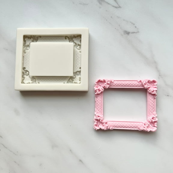 FANCY SQUARE FRAME BAKING MOLD FOR CUPCAKES, CAKEPOPS, CHOCOLATE STRAWBERRIES, PRETZELS & RICE KRISPIES
