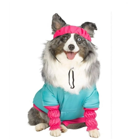 Barbie Aerobics Pet Dog Halloween Costume Outfit Size Small 11-17 LBS