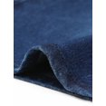 thumbnail image 7 of DARING DIVA Women's Back Slit Stretchy Below Knee Length Jean Skirt XL Dark Blue, 7 of 7
