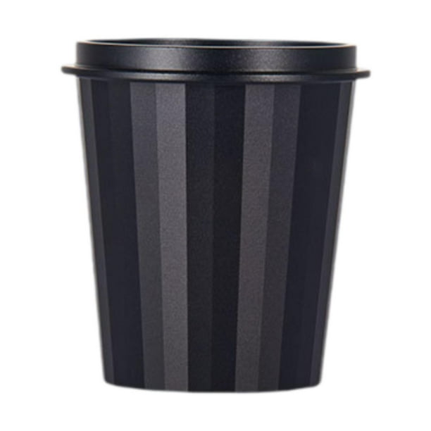 Recipientes de aleación de aluminio para café en polvo, ideales para bares y cafeterías. negro
