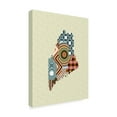thumbnail image 2 of Trademark Fine Art 'Maine State Map' Canvas Art by Lanre Adefioye, 2 of 3