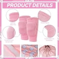 thumbnail image 3 of Kit de accesorios de voleibol Gosodeny de 6 piezas con rodilleras y mangas para brazos, 3 of 7