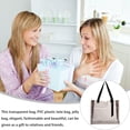 thumbnail image 3 of Tote Bag Storage Bags Shoulder Women Single-shoulder Woman Plastic Organizer Miss, 3 of 6