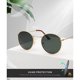 thumbnail image 5 of Gafas de sol redondas Nssiw para mujer y hombre, gafas de sol redondas de metal premium con lentes polarizadas y protección UV, 5 of 7