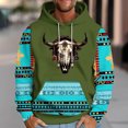 thumbnail image 1 of Styesk Sweatshirts pour Hommes, Sweat à Capuche Imprimé à Manches Longues et Amples, 1 of 5