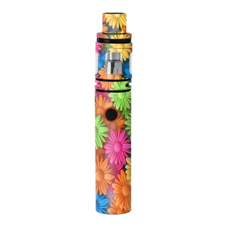 Skins Decals For Smok Stick V8 Pen Vape / Colorful Wax Daisies (Best Thc Wax Pen)