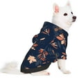 thumbnail image 3 of Bingfone Autumn Leaves With Blue Dog Clothes Hoodie, Pet Winter Coat,Puppy Sweatshirts For Small Dogs Boy Girl,Suitable For All Breeds-Medium, 3 of 9