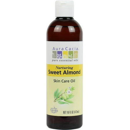 Aura Cacia Sweet Almond Skin Care Oil 16 oz