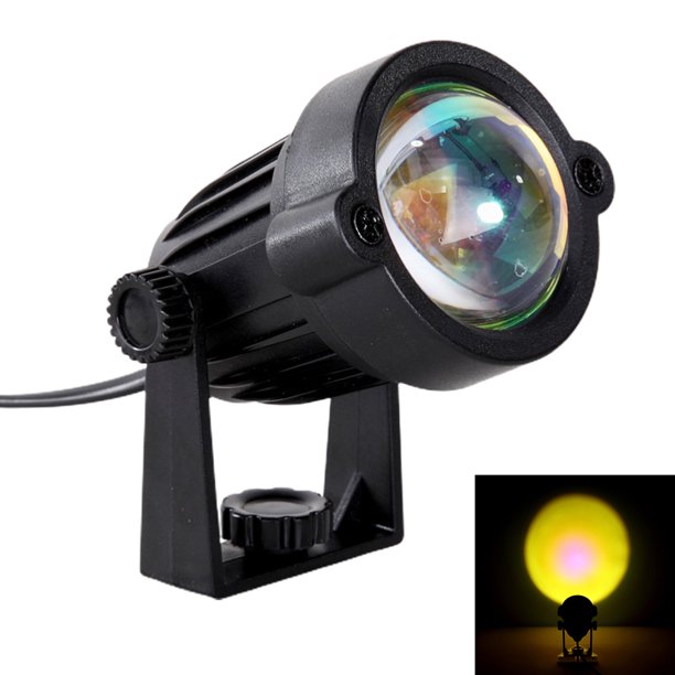 De Proyección De Puesta De Sol, Iluminación De Suelo De Proyección De Puesta De Sol De Arco Iris, Lámpara De Pie Led Para Sala De Estar Y Dormitorio Yuarrent HA041183-03