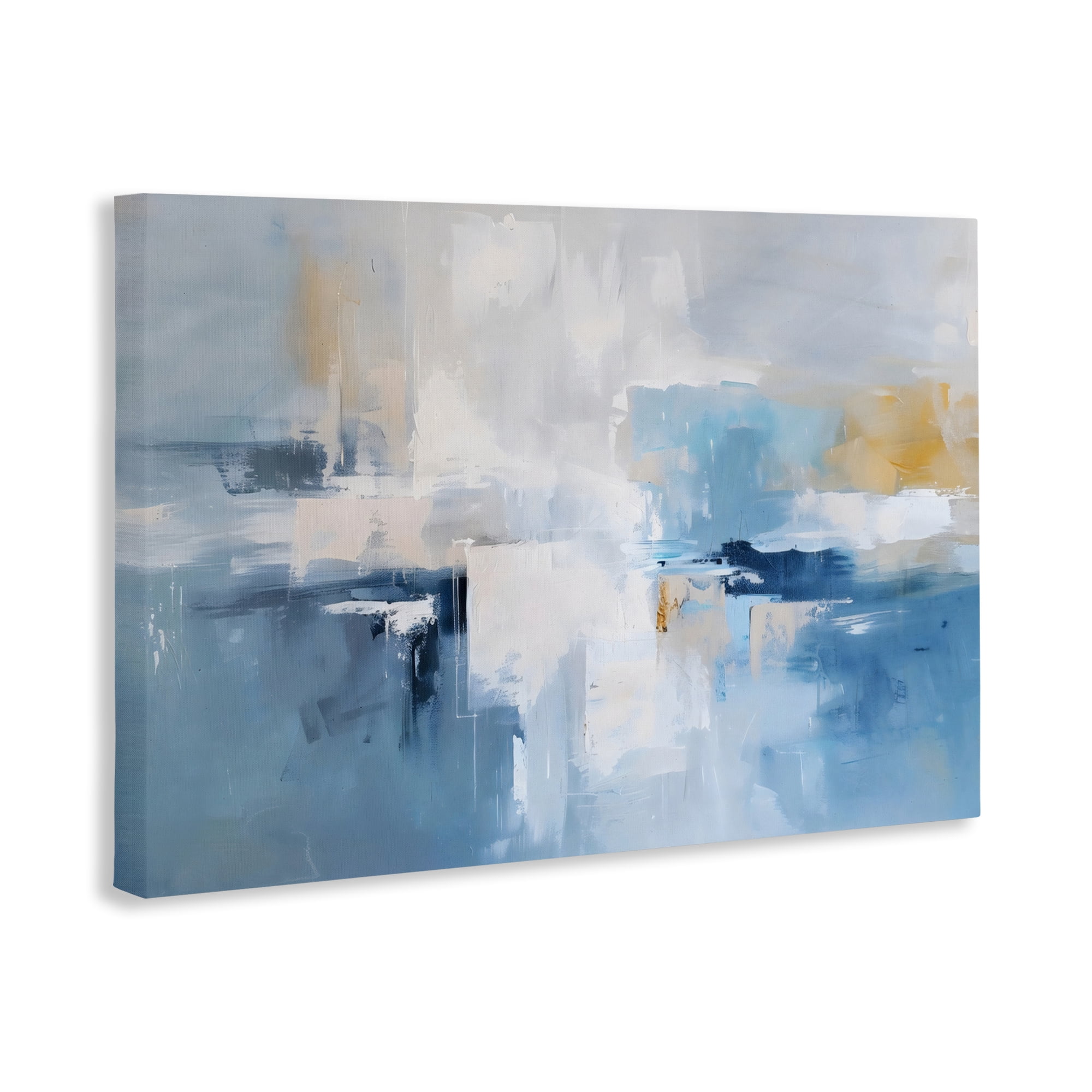 Stupell Industries Blue Sea Mist Horizon Canvas Wall Art, design by Creative Studio