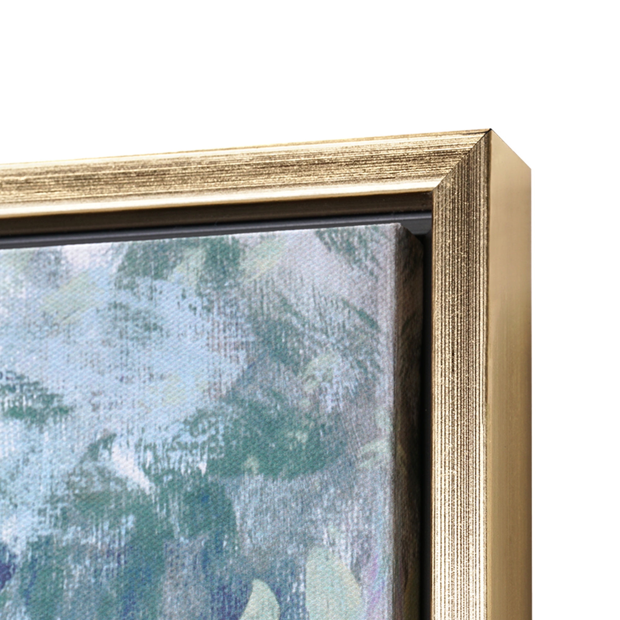 Crystal Art Gallery Forest Painting Framed Digital Print 36" x 24" by Willie Sims