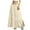 Beige, variant on Long Skirts For Women With Pockets Trendy Elastic High Waist Flowy Swing A Line Ruffle Tiered Skirt Light Blue