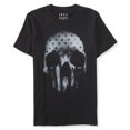 thumbnail image 1 of Aeropostale - Camiseta gráfica con diseño de bandera de calavera para hombre, color negro, pequeña Aeropostale Camiseta gráfica, 1 of 1