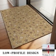 thumbnail image 3 of Brown Christmas Pattern Door Rugs,Washable Non Slip Door Mats Indoor,Decorative Door Mats,Entry Mat Indoor for Entrance,Bedroom,Kitchen,Bathroom,20"x32", 3 of 6