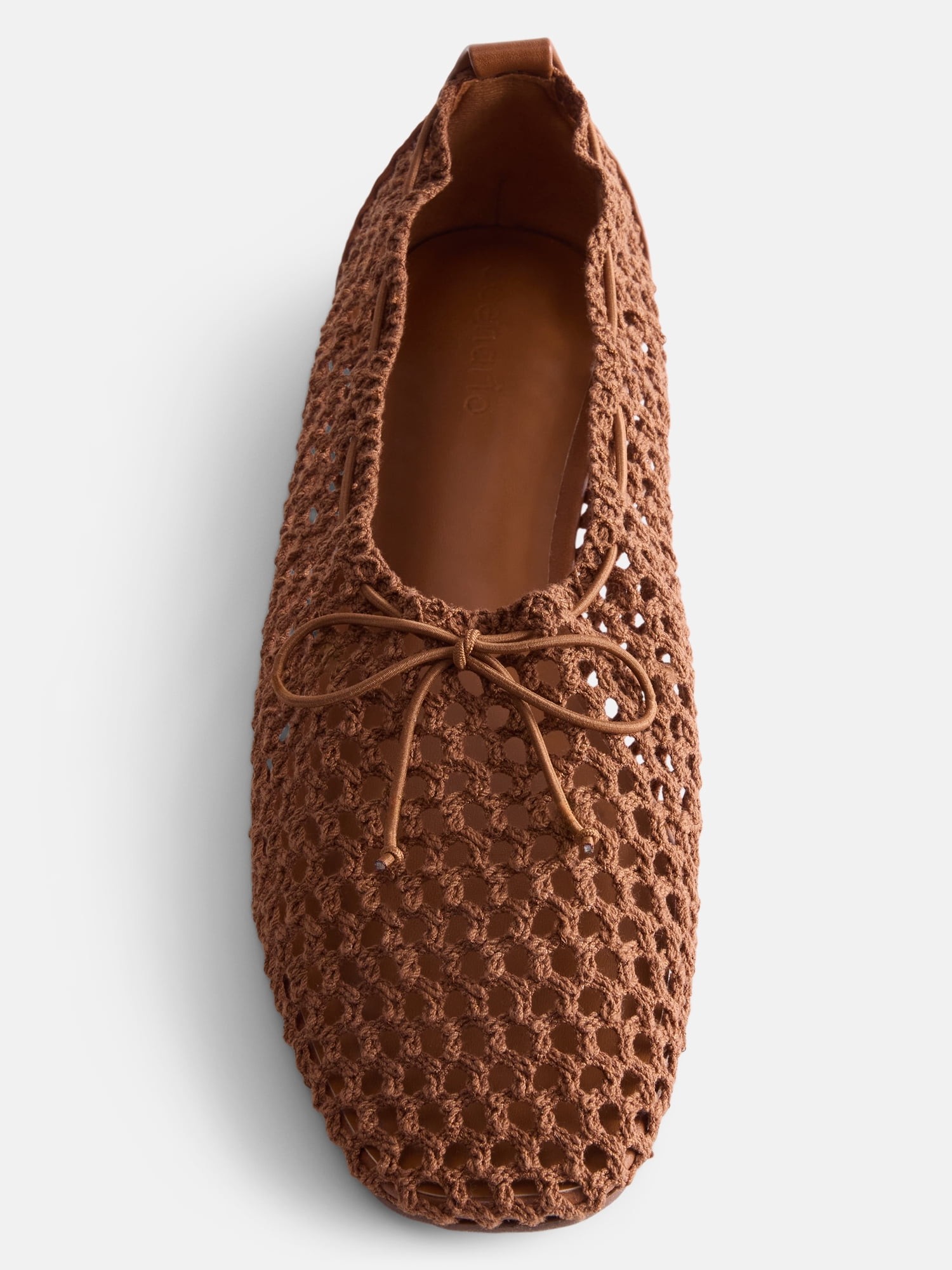 Scenario Women's Knit Bow Ballet Flats