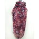thumbnail image 3 of Bufanda larga con estampado de hojas para mujer, cálida y a la moda, para otoño e invierno, suave y floral, para el cuello, 3 of 4