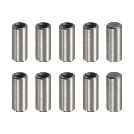 

M3 Internal Thread Dowel Pin 10 Pack 5x10mm Chamfering Flat Carbon Steel Cylindrical Pin