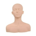 thumbnail image 2 of MERIGLARE Practice Training Head Mannequin Doll Soft Manikin for Training Salon Makeup, 2 of 9