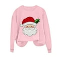 thumbnail image 4 of Ailaofu Chandail de Noël pour Femmes Col Rond Cadeaux de Noël Haut Décontracté Manches Longues, 4 of 6