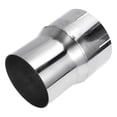 thumbnail image 1 of Rebajadora de codo concéntrico de escape Mandrel de 3.5" OD a 4" OD de Unique Bargains, adaptador de tubo de acero inoxidable 201, longitud de 5 pulgadas, tono plateado, 1 of 7
