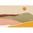 thumbnail image 2 of Charron, Veronique 24x17 White Modern Wood Framed Museum Art Print Titled - Warmscape II, 2 of 4