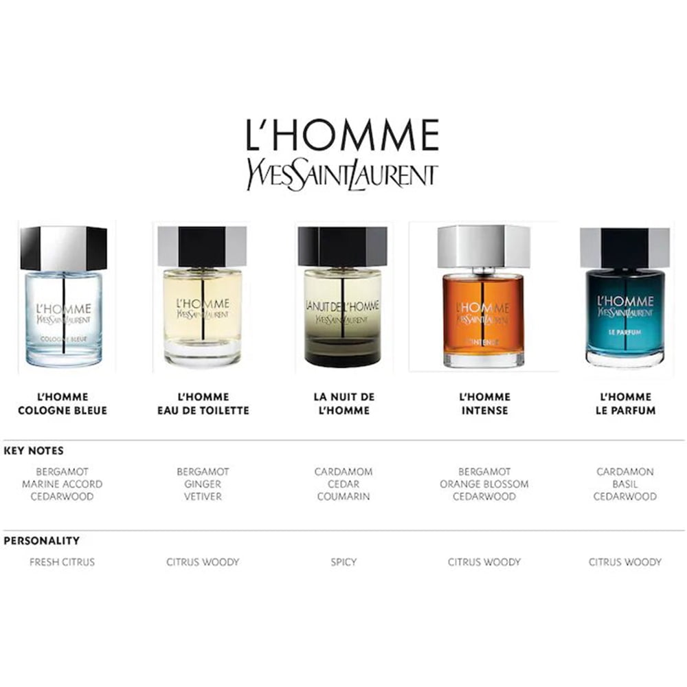 Yves Saint Laurent L Homme Eau De Toilette Spray 100 ml / 3.4 oz 