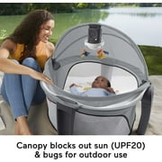 Fisher-Price Deluxe on-the-go Projection Dome Portable Bassinet and Infant Play Space, Unisex