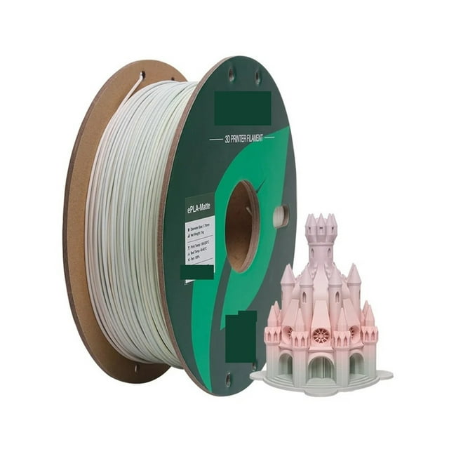 3D Printing Material For 3D Printers Matte PLA Filament,3D Printer Filament PLA Matte 1.75mm 1KG (2.2 LBS) Spool ,Easy to Use