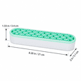 thumbnail image 2 of ABPETE Silicone Makeup Brush Holder, Multipurpose Desktop Organizer with Flexible Slots for Pens, Painting Brushes and Sewing Craft Tools, Green, 8.26 x 2 x 1.33 in, 2 of 7