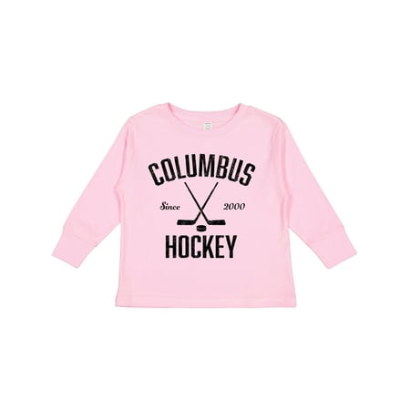 

Inktastic Columbus Hockey- Sports Gift Toddler Boy or Toddler Girl Long Sleeve T-Shirt