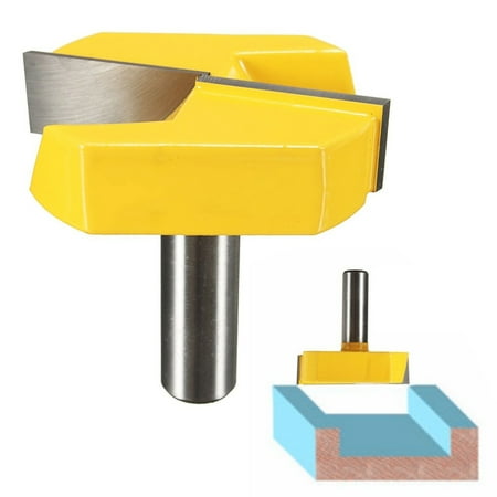 

Follure 1/2inch Shank Dia Bottom Cleaning Router Bit Woodworking Milling Cutter Tool