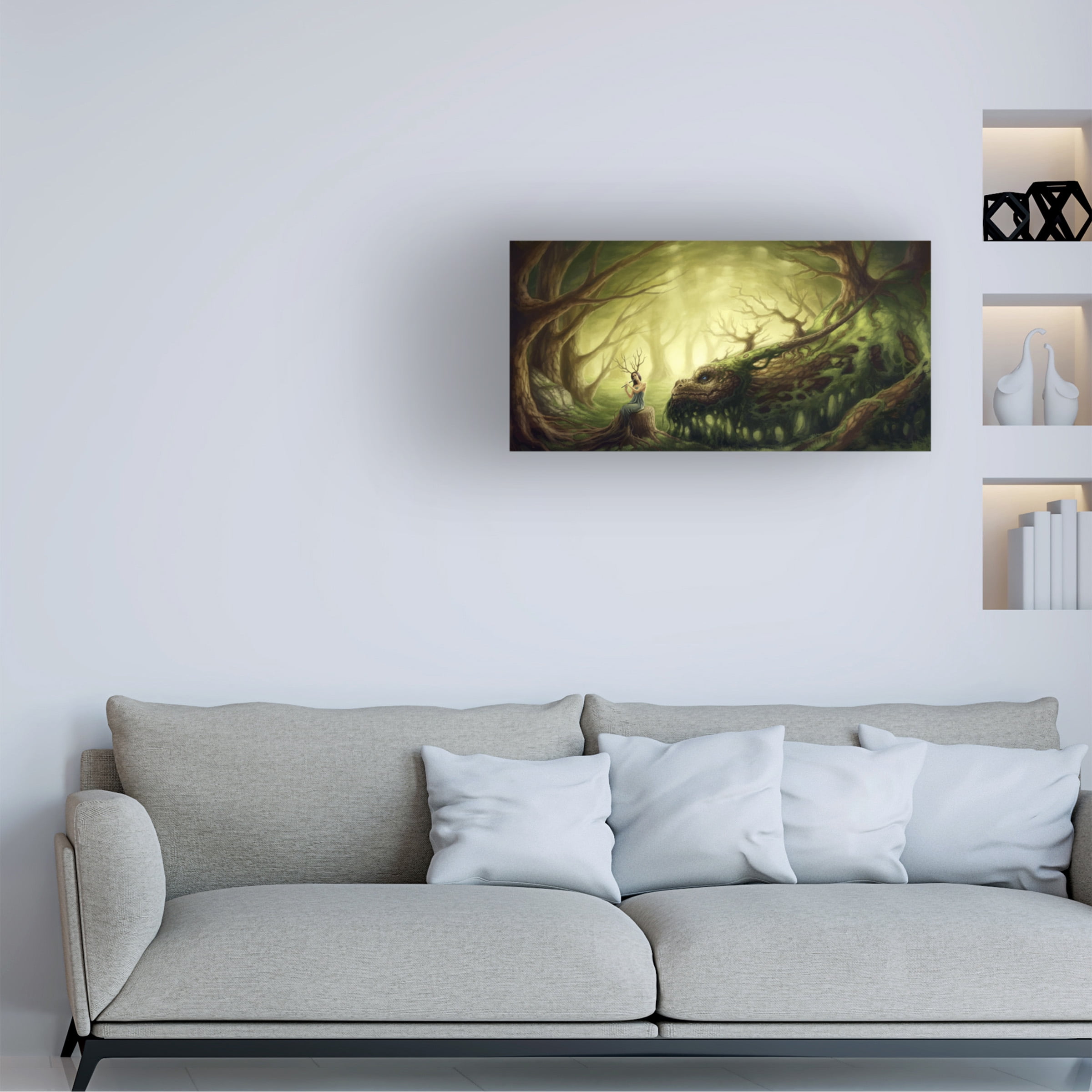 Trademark Fine Art Jojoesart Forgotten Fairytales Canvas Wall Art - 24x47