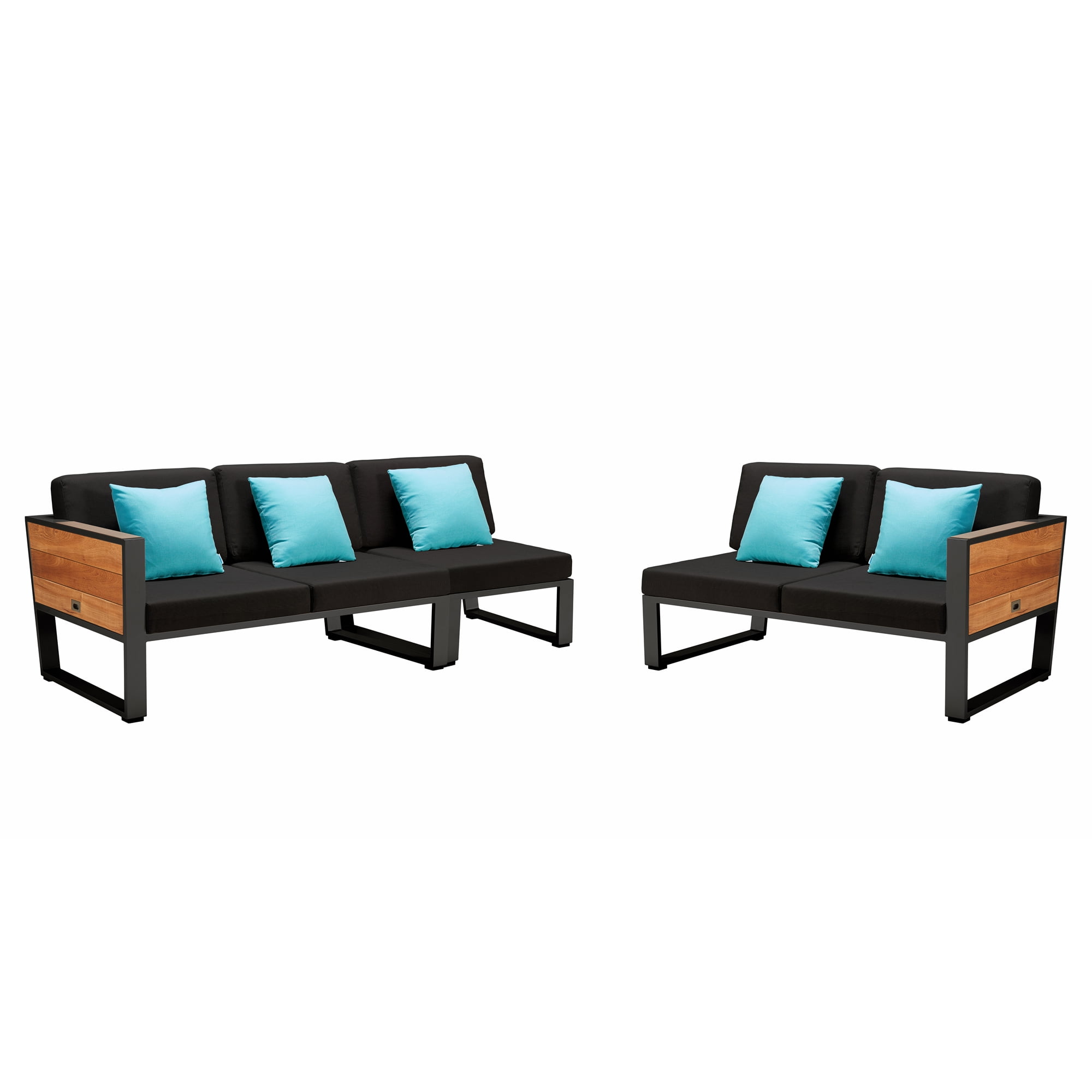 Higold York Patio Conversation Set, 3 Pieces St Lucia Patio Sofa Sets