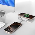 thumbnail image 4 of Wireless Charging Power Bank — Magnetic Portable Charger (Built-in Cable) | 15W Wireless Fast Charging | 20W PD USB-C Port | For iPhone 17/15/14/13/12 Series | White, 4 of 13