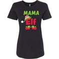thumbnail image 3 of Inktastic Christmas Mama Elf Women's T-Shirt, 3 of 5
