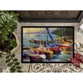 thumbnail image 3 of Sailboats at sunset Door Mat, 3 of 4