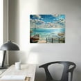 thumbnail image 4 of Orinis Boat Water Beach Fine Art Aesthetic Printing Mural Classroom Kitchen Office Farmhouse Bathroom Room Decoration Pictures Canvas Wall Art Living Room Bedroom Home Office Wall Decoration, 4 of 6