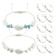 thumbnail image 1 of 12 pulseras tejidas a mano para mujer, pulsera ajustable con decoración de conchas, regalo, 1 of 6