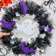 thumbnail image 3 of Coronas de Halloween para Puerta de Entrada Castillo de Arañas Fantasma de Puerta de Entrada de Halloween Guirnalda Espeluznante Gótica Halloween A, 3 of 5