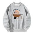 thumbnail image 2 of Sudadera para Mujer, Tops, Moda, Sin Capucha, Ropa Deportiva, Sudadera con Cuello Redondo Estampada, Jersey, Sudadera para Deportes de Vacaciones , xxl Yinane Sudadera con cuello redondo para mujer, 2 of 8